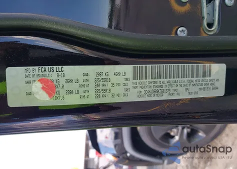 2019 Jeep Compass Altitude 4X4 from USA, damaged, VIN 3C4NJDBB9KT601373